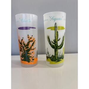 Blakely Oil & Gas Frosted Arizona Cactus Tumblers Cholla & Saguaro